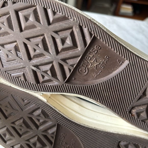 COMME DES GARCONS PLAY x Converse Unisex Chuck Taylor High Top Sneakers gray w6 - Picture 7 of 15